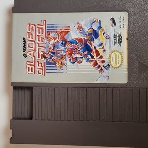 Original 1985 Nintendo Game Blades of Steel Cleaned & Tested